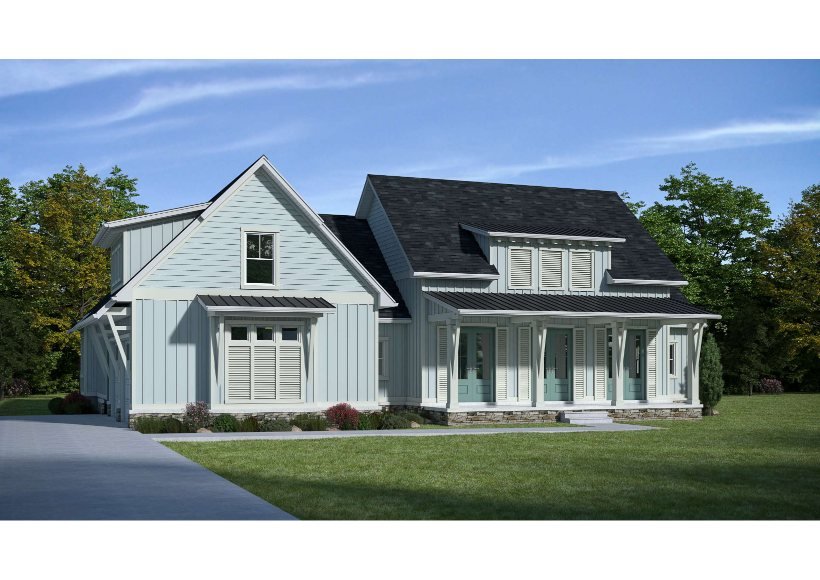Farmhouse Elevations — sheet 1